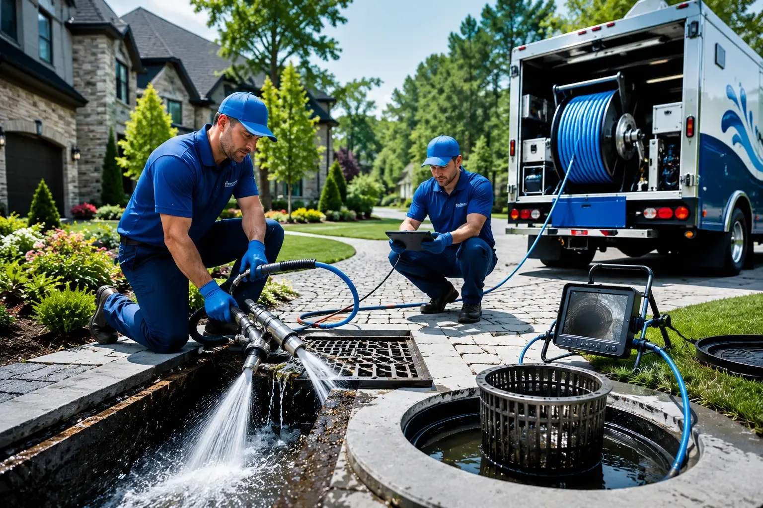 Local outdoor drain cleaning professionals in Hecker, IL